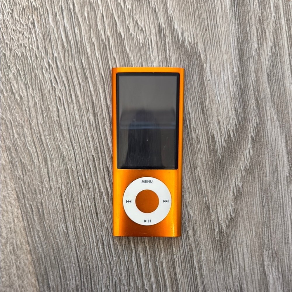 Orange iPod Nano (circa 2009)